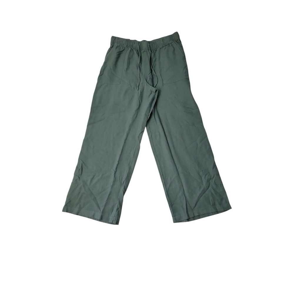 Gap Women's Pull Versatile Lightweight On Soft Linen Pants Size XXL Green Pants